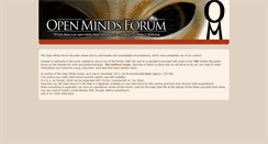 Desktop Screenshot of openmindsforum.com